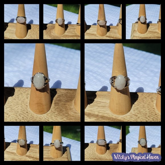 Rose Quartz Gemstone Rings - Picture 1 of 17
